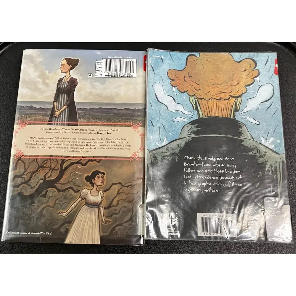 Graphic Novels Marvel’s Sense and Sensibility + Bronte Santoni Ex-Library Copies